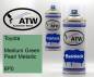 Preview: Toyota, Medium Green Pearl Metallic, 6P0: 400ml Sprühdose + 400ml Klarlack - Set, von ATW Autoteile West.
